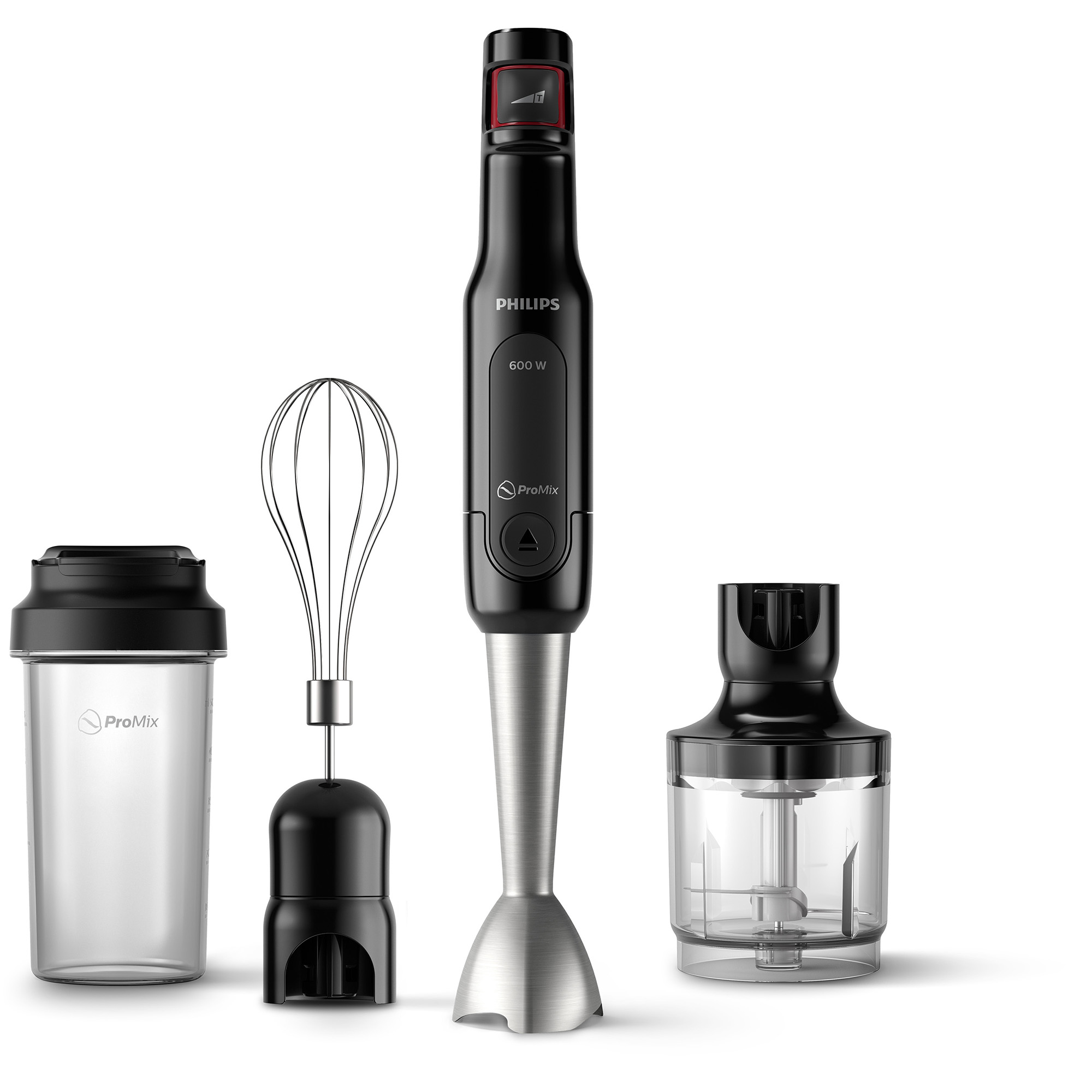 MIXER PHILIPS HR2626/80 NEW VIVA 600W BLA C/BATIDOR+PICADORA 350 ML+VASO 500 ML