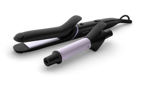 SET PHILIPS BHH811/00 ALISADOR + ONDULADOR 5 ACC 210?C CERAMIC 220V