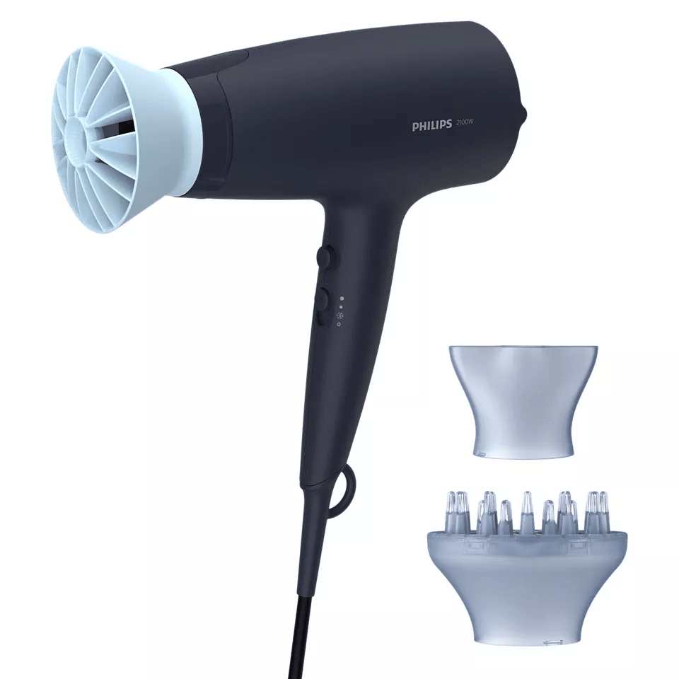 SECADOR DE PELO PHILIPS BHD360/20 CON 1 DIFUSOR Y 1 BOQUILLA