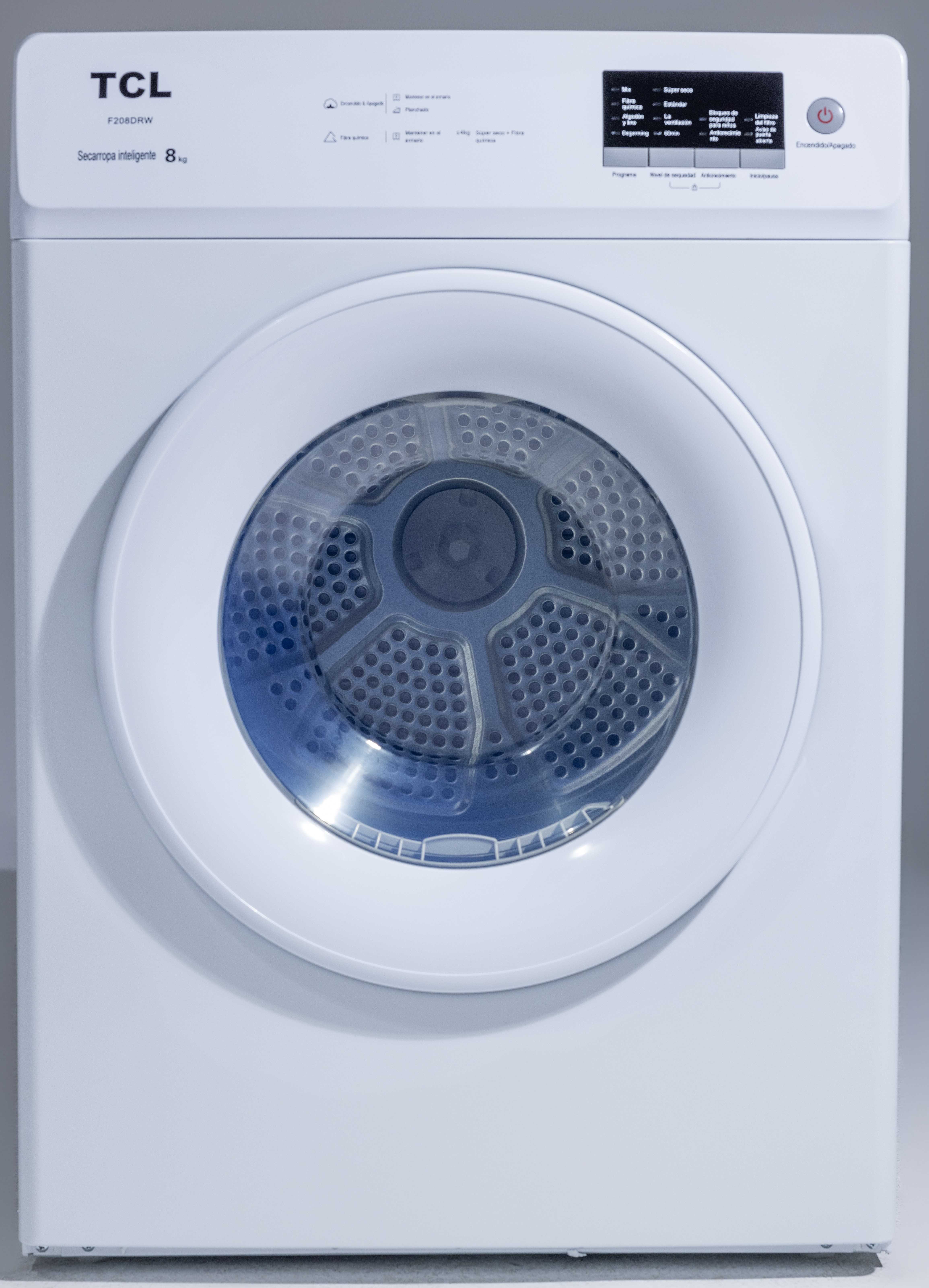 SECARROPAS TCL F208DR 8KGS CARGA FRONTAL BLANCO