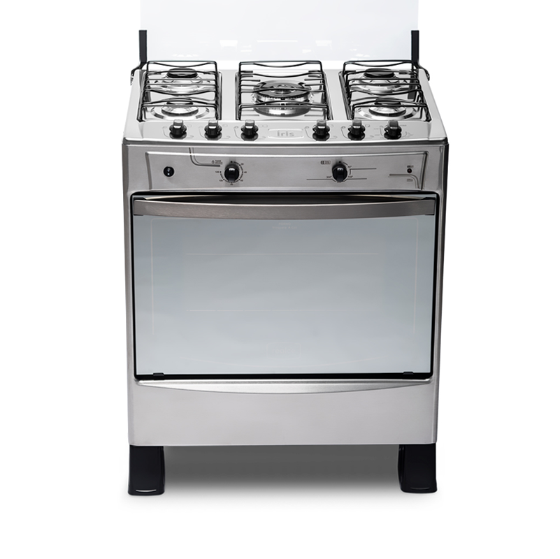 Cocina Realce IRIS PLUS 5 Hornallas T/C Grill Inox/Silver