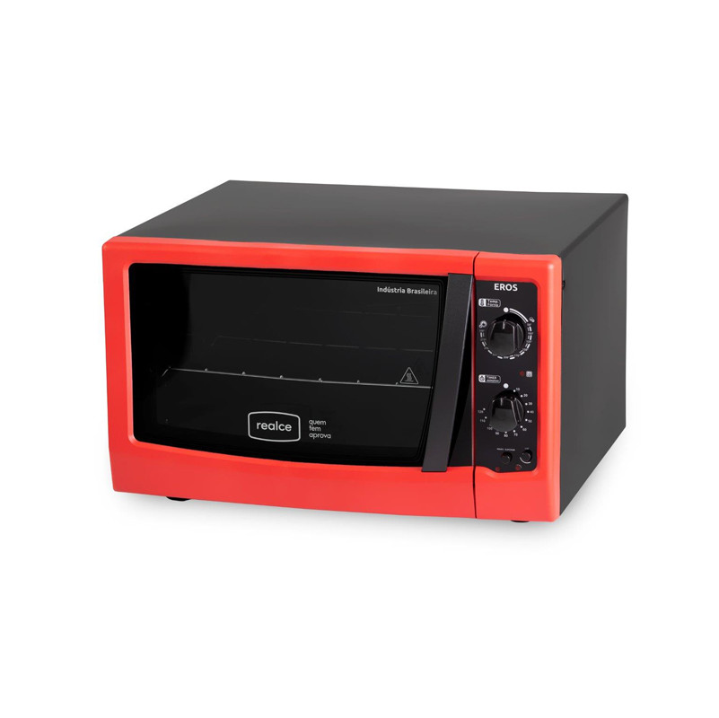 Horno Eléctrico EROS Rojo de 44 Litros